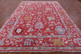Turkish Oushak Hand Knotted Wool Rug - 9' 0" X 12' 6" - Golden Nile