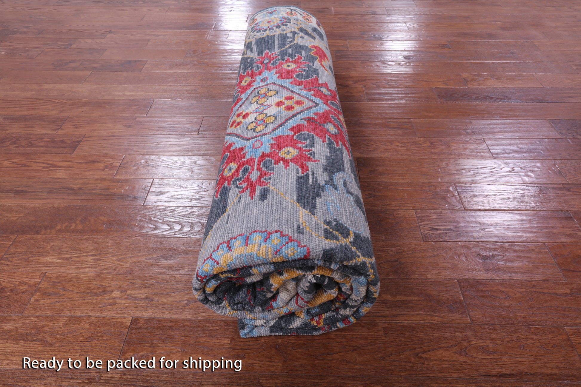 Turkish Oushak Hand Knotted Wool Rug - 9' 2" X 12' 2" - Golden Nile