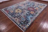 Turkish Oushak Hand Knotted Wool Rug - 9' 2" X 12' 2" - Golden Nile