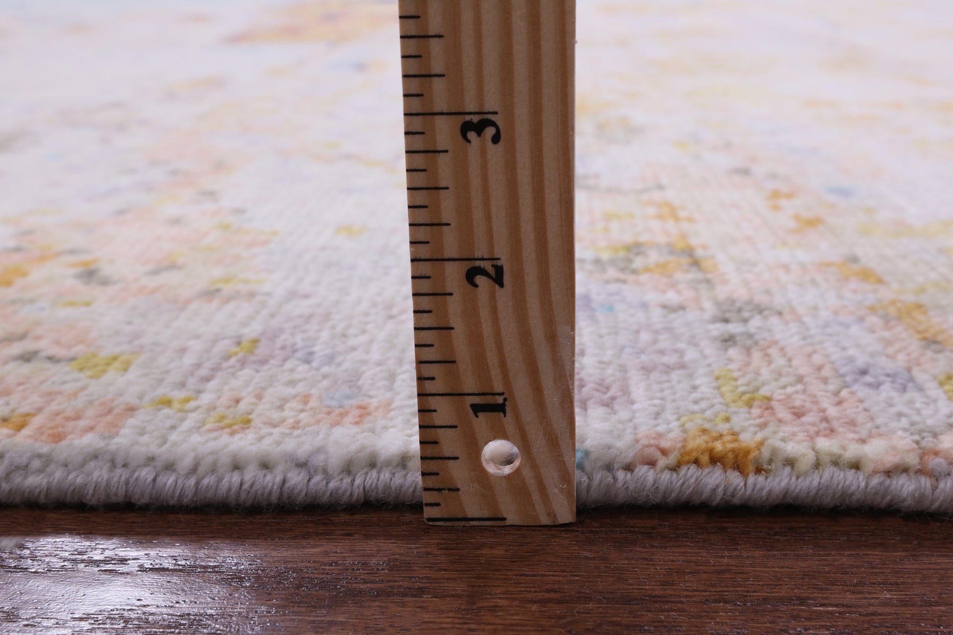 Modern Hand Knotted Wool Rug - 8' 1" X 9' 10" - Golden Nile