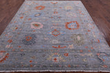 Turkish Oushak Hand Knotted Wool Rug - 7' 10" X 9' 11" - Golden Nile