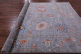 Turkish Oushak Hand Knotted Wool Rug - 7' 10" X 9' 11" - Golden Nile