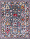 Grey Turkish Oushak Hand Knotted Wool Rug - 9' 3" X 11' 10" - Golden Nile