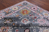 Grey Turkish Oushak Hand Knotted Wool Rug - 9' 3" X 11' 10" - Golden Nile