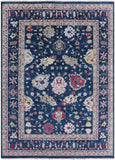 Blue Turkish Oushak Hand Knotted Wool Rug - 10' 2" X 13' 10" - Golden Nile