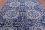 Contemporary Handmade Wool Rug - 9' 1" X 12' 2" - Golden Nile