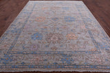 Turkish Oushak Handmade Wool Rug - 9' 5" X 11' 9" - Golden Nile