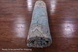 Blue Turkish Oushak Hand Knotted Wool Rug - 9' 2" X 11' 11" - Golden Nile
