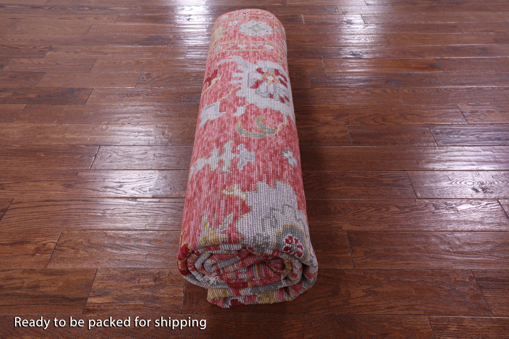 Turkish Oushak Hand Knotted Wool Rug - 8' 3" X 9' 11" - Golden Nile