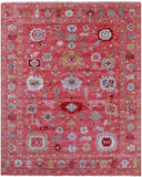 Turkish Oushak Hand Knotted Wool Rug - 8' 3" X 9' 11" - Golden Nile