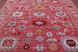 Turkish Oushak Hand Knotted Wool Rug - 8' 3" X 9' 11" - Golden Nile