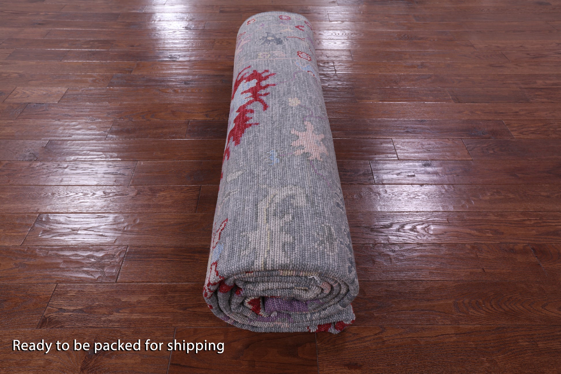 Grey Turkish Oushak Handmade Wool Rug - 9' 3" X 12' 0" - Golden Nile