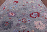 Grey Turkish Oushak Handmade Wool Rug - 9' 3" X 12' 0" - Golden Nile