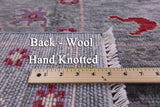 Grey Turkish Oushak Handmade Wool Rug - 9' 3" X 12' 0" - Golden Nile