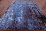 Modern Handmade Wool & Silk Rug - 9' 1" X 11' 10" - Golden Nile