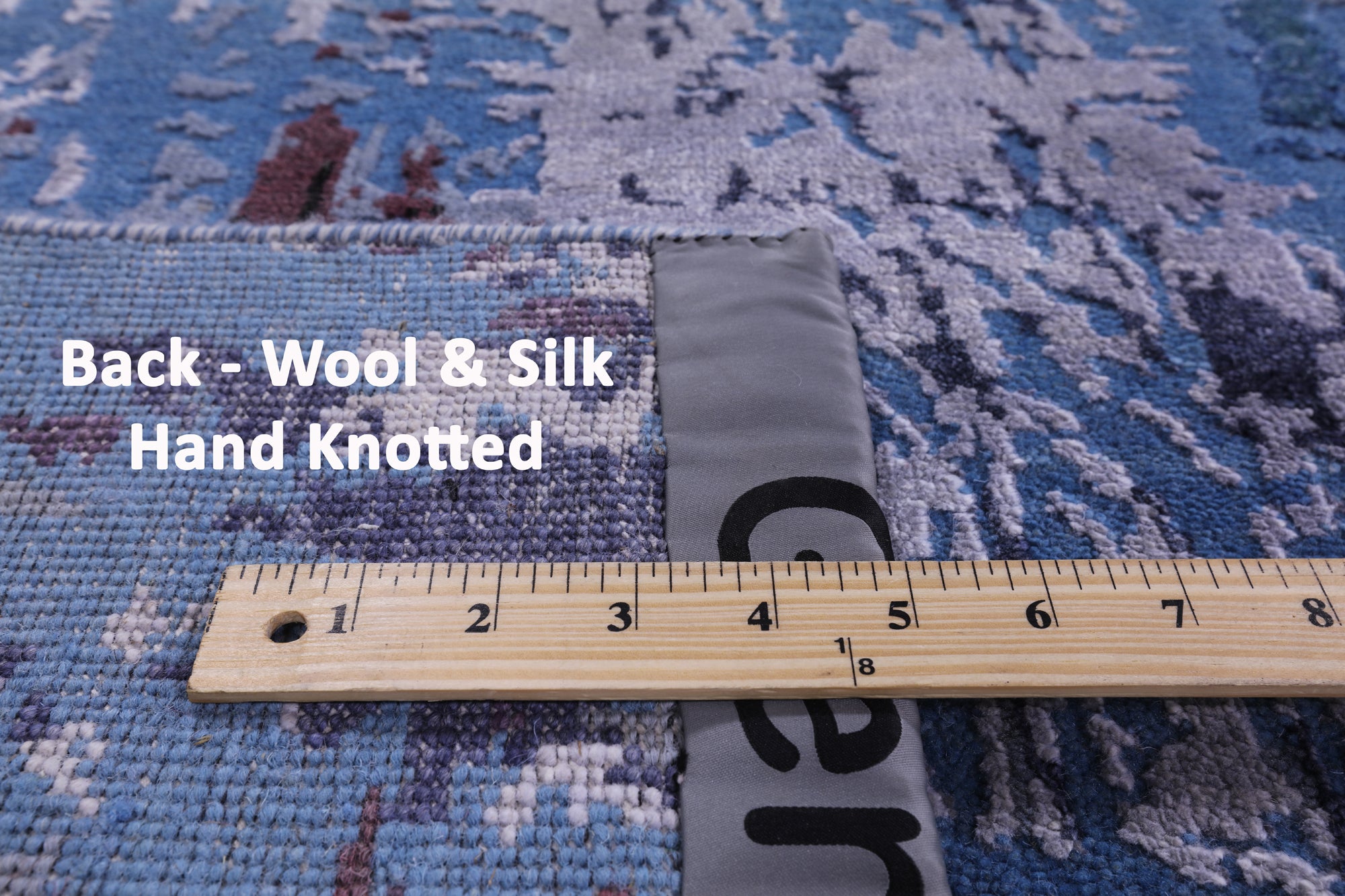 Modern Handmade Wool & Silk Rug - 9' 1" X 11' 10" - Golden Nile
