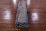 Modern Hand Knotted Wool & Silk Rug - 9' 0" X 11' 11" - Golden Nile