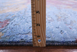 Modern Hand Knotted Wool & Silk Rug - 9' 0" X 11' 11" - Golden Nile