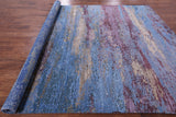 Modern Hand Knotted Wool & Silk Rug - 9' 0" X 11' 11" - Golden Nile