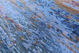 Modern Hand Knotted Wool & Silk Rug - 9' 0" X 11' 11" - Golden Nile