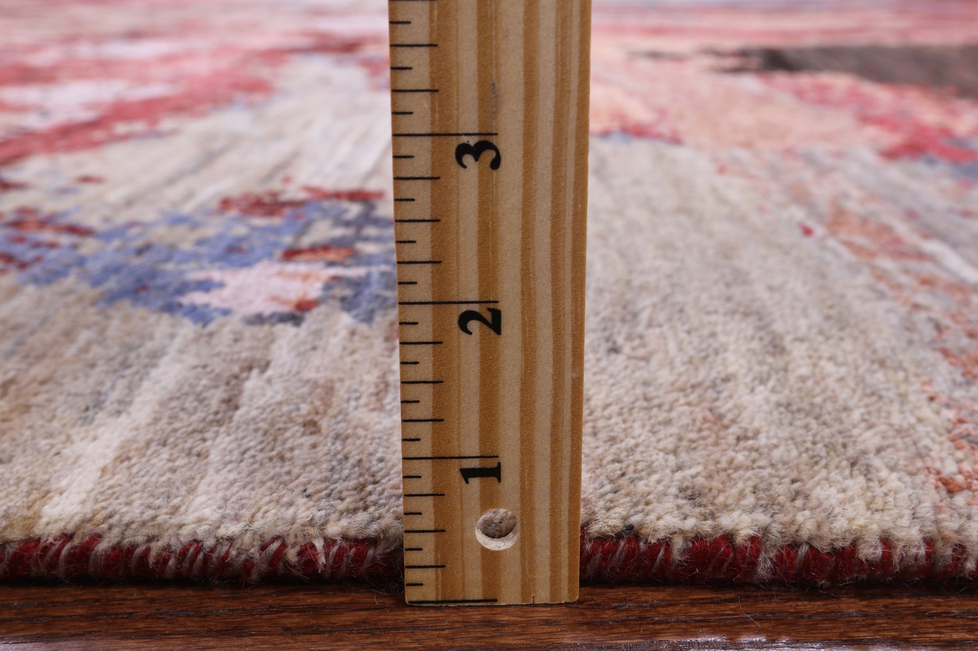 Abstract Contemporary Hand Knotted Wool & Silk Rug - 7' 9" X 10' 4" - Golden Nile