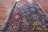 Grey Turkish Oushak Hand Knotted Wool Rug - 8' 7" X 10' 2" - Golden Nile