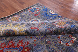 Grey Turkish Oushak Hand Knotted Wool Rug - 8' 7" X 10' 2" - Golden Nile