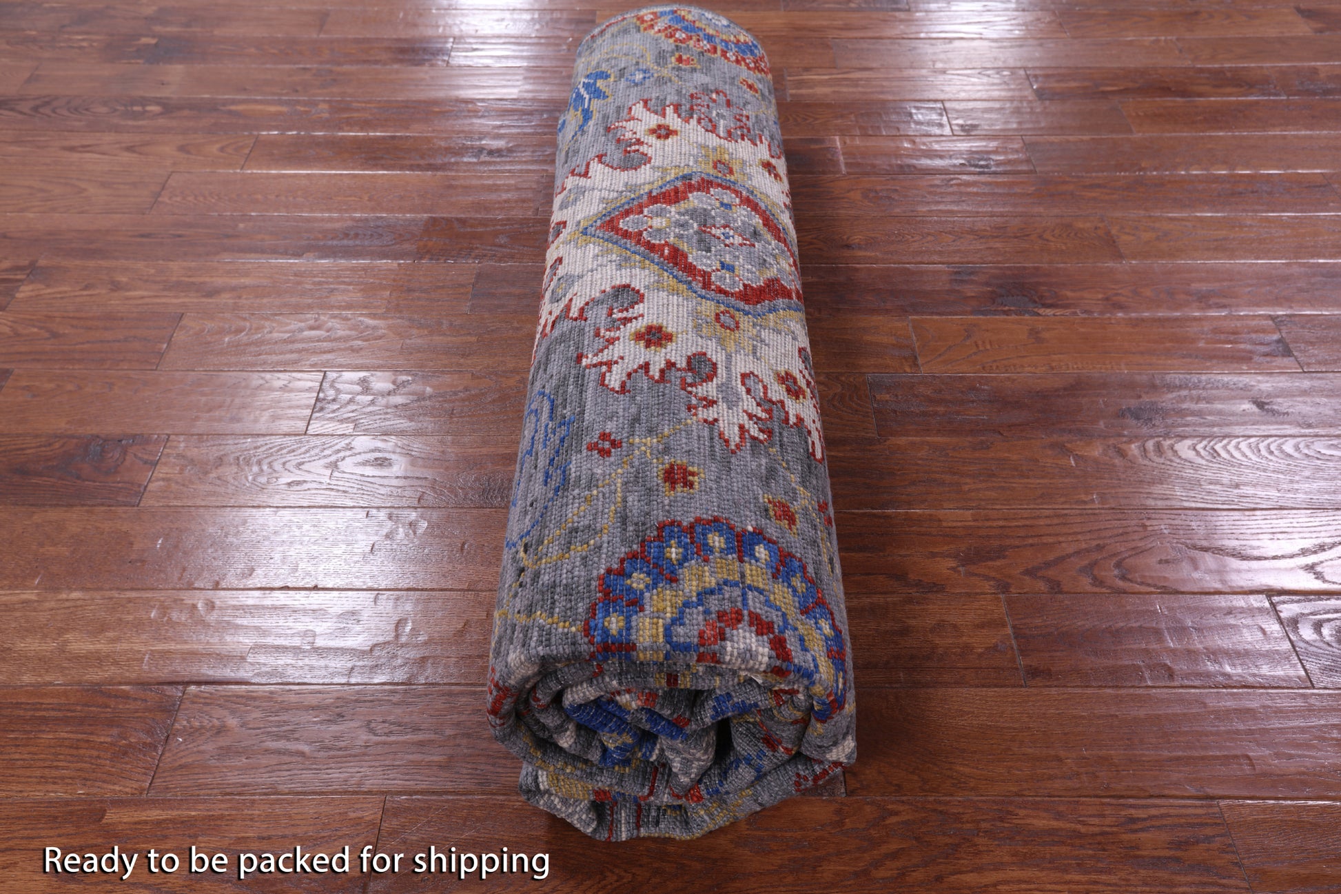Grey Turkish Oushak Hand Knotted Wool Rug - 8' 7" X 10' 2" - Golden Nile