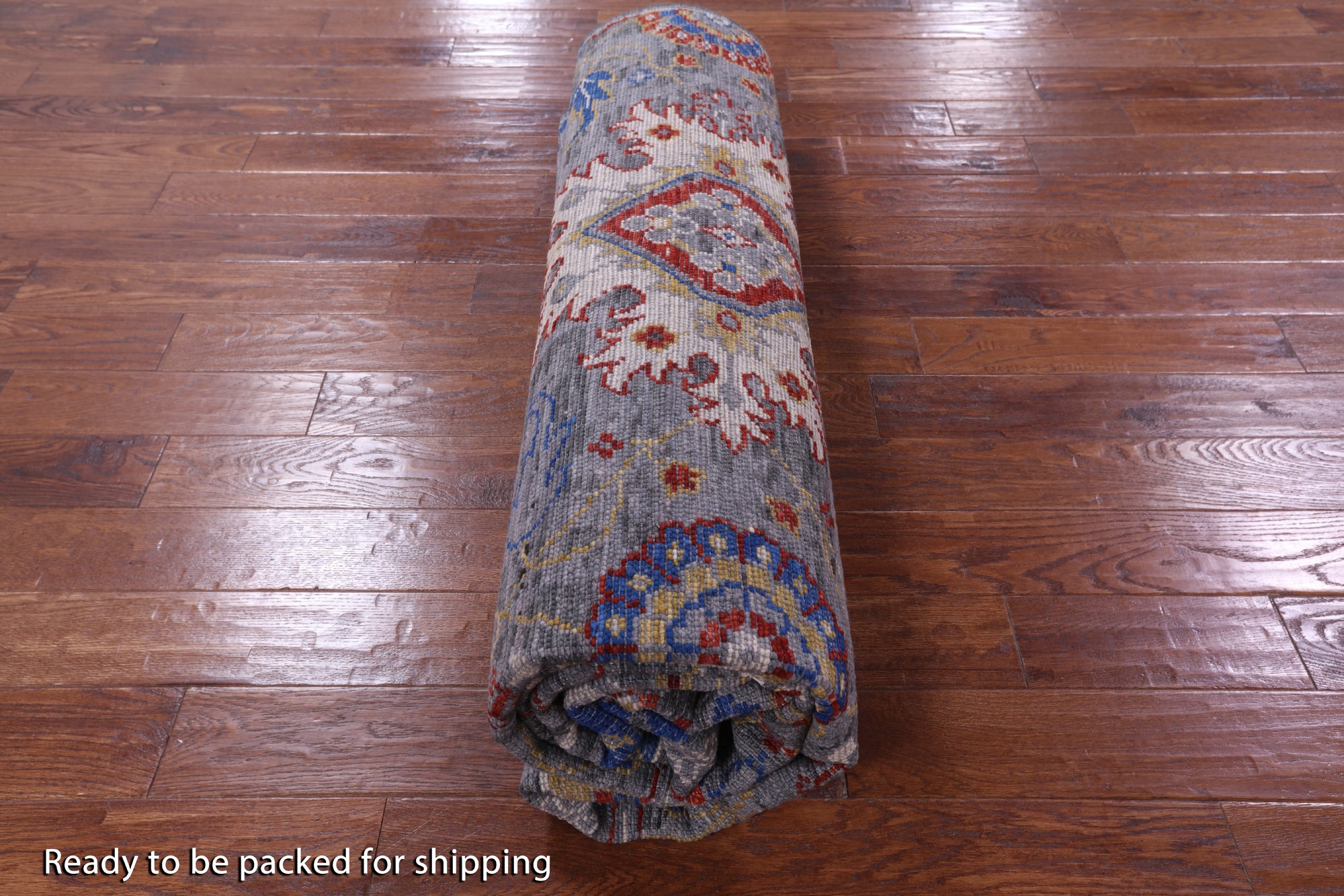 Grey Turkish Oushak Hand Knotted Wool Rug - 8' 7" X 10' 2" - Golden Nile