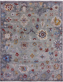 Turkish Oushak Hand Knotted Wool Rug - 9' 3" X 11' 7" - Golden Nile