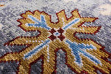 Turkish Oushak Hand Knotted Wool Rug - 9' 3" X 11' 7" - Golden Nile