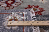 Turkish Oushak Hand Knotted Wool Rug - 9' 3" X 11' 7" - Golden Nile