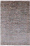 Full Pile Overdyed Hand Knotted Wool Rug - 4' 1" X 6' 6" - Golden Nile