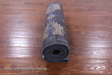 Grey William Morris Hand Knotted Wool Runner Rug - 2' 9" X 12' 0" - Golden Nile