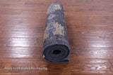 Grey William Morris Hand Knotted Wool Runner Rug - 2' 9" X 12' 0" - Golden Nile