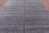 Grey Savannah Grass Hand Knotted Wool Rug - 10' 0" X 14' 4" - Golden Nile