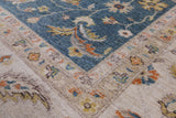 Peshawar Handmade Wool Rug - 9' 10" X 13' 8" - Golden Nile