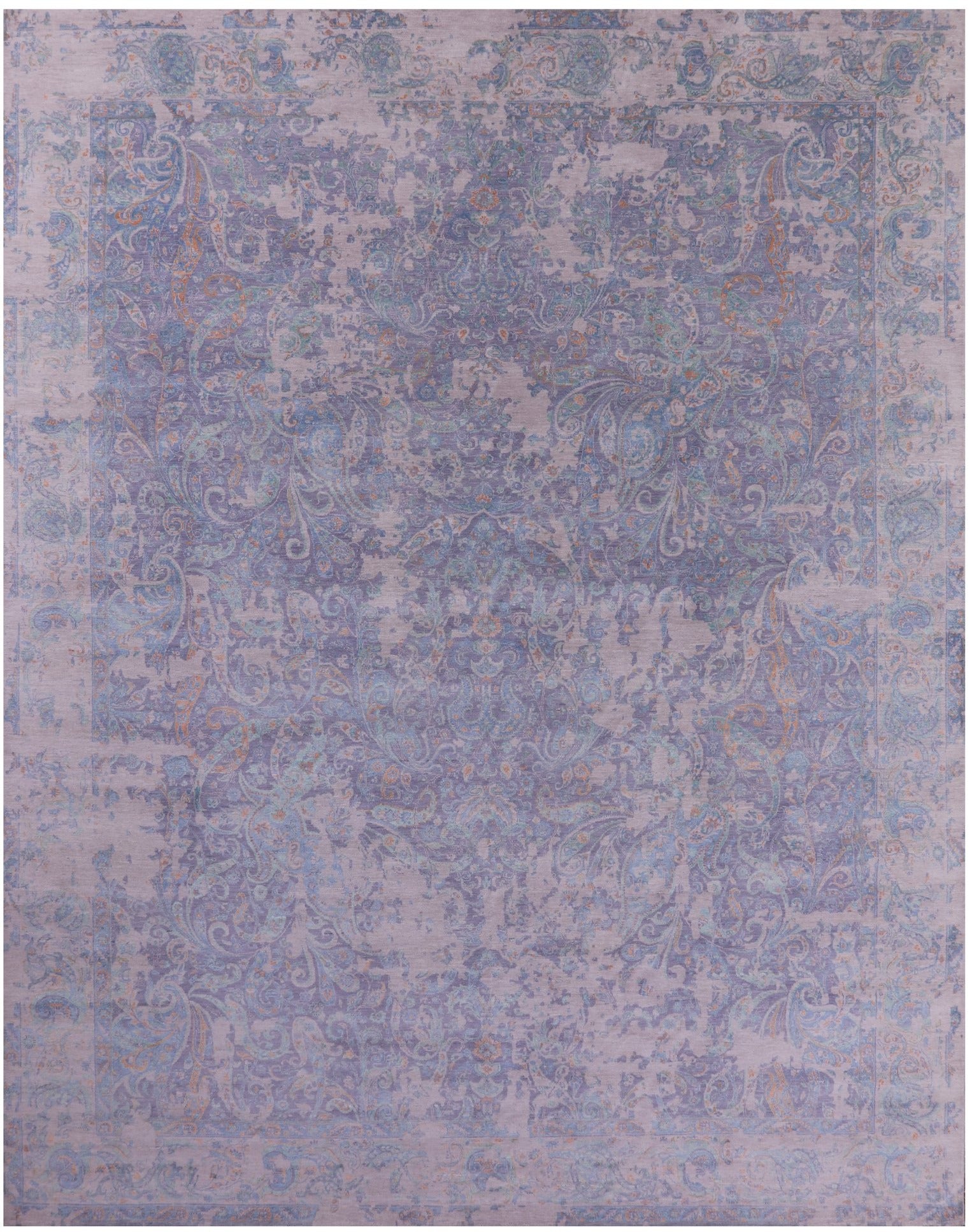 Persian Hand Knotted Wool & Silk Rug - 12' 0" X 15' 1" - Golden Nile