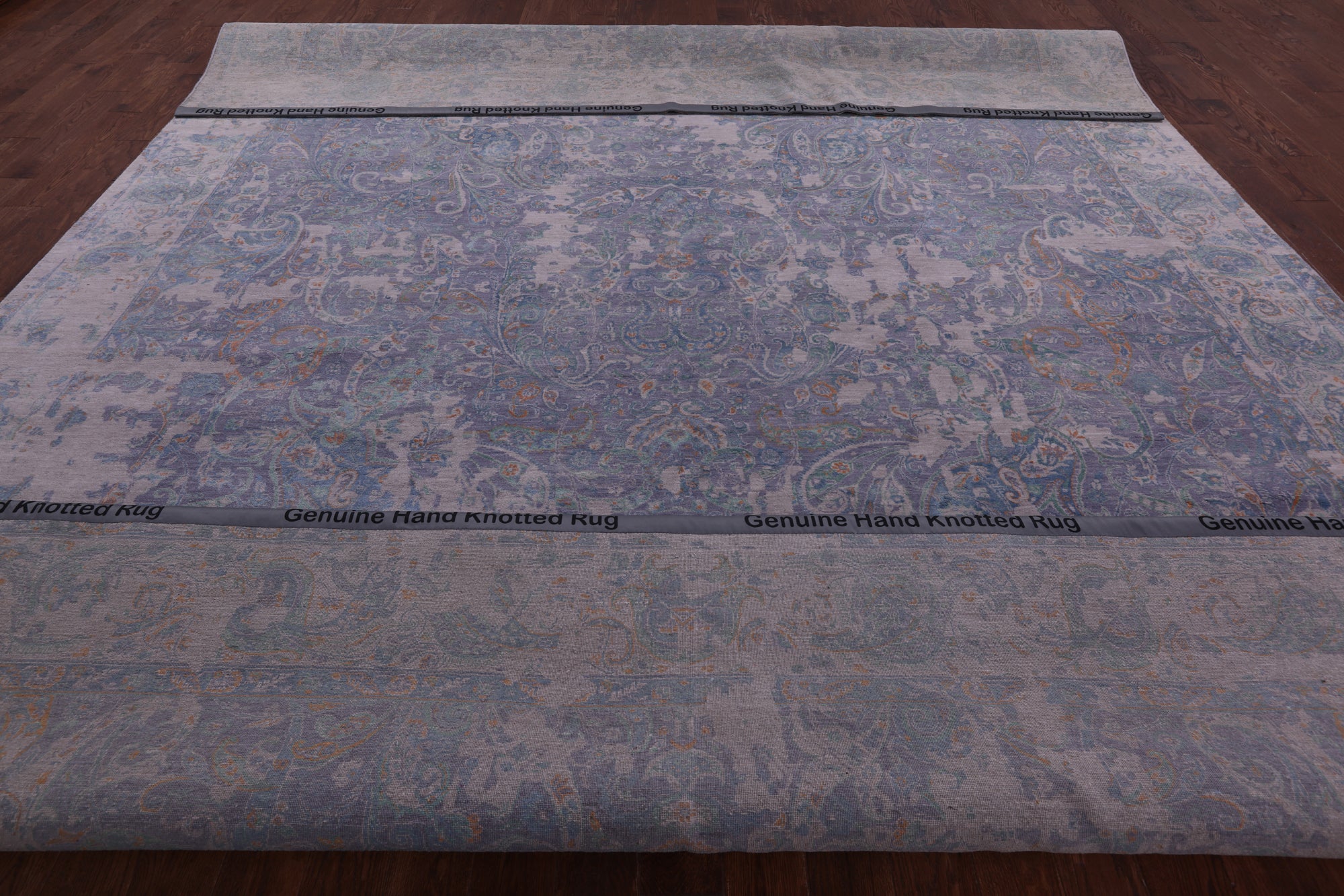 Persian Hand Knotted Wool & Silk Rug - 12' 0" X 15' 1" - Golden Nile