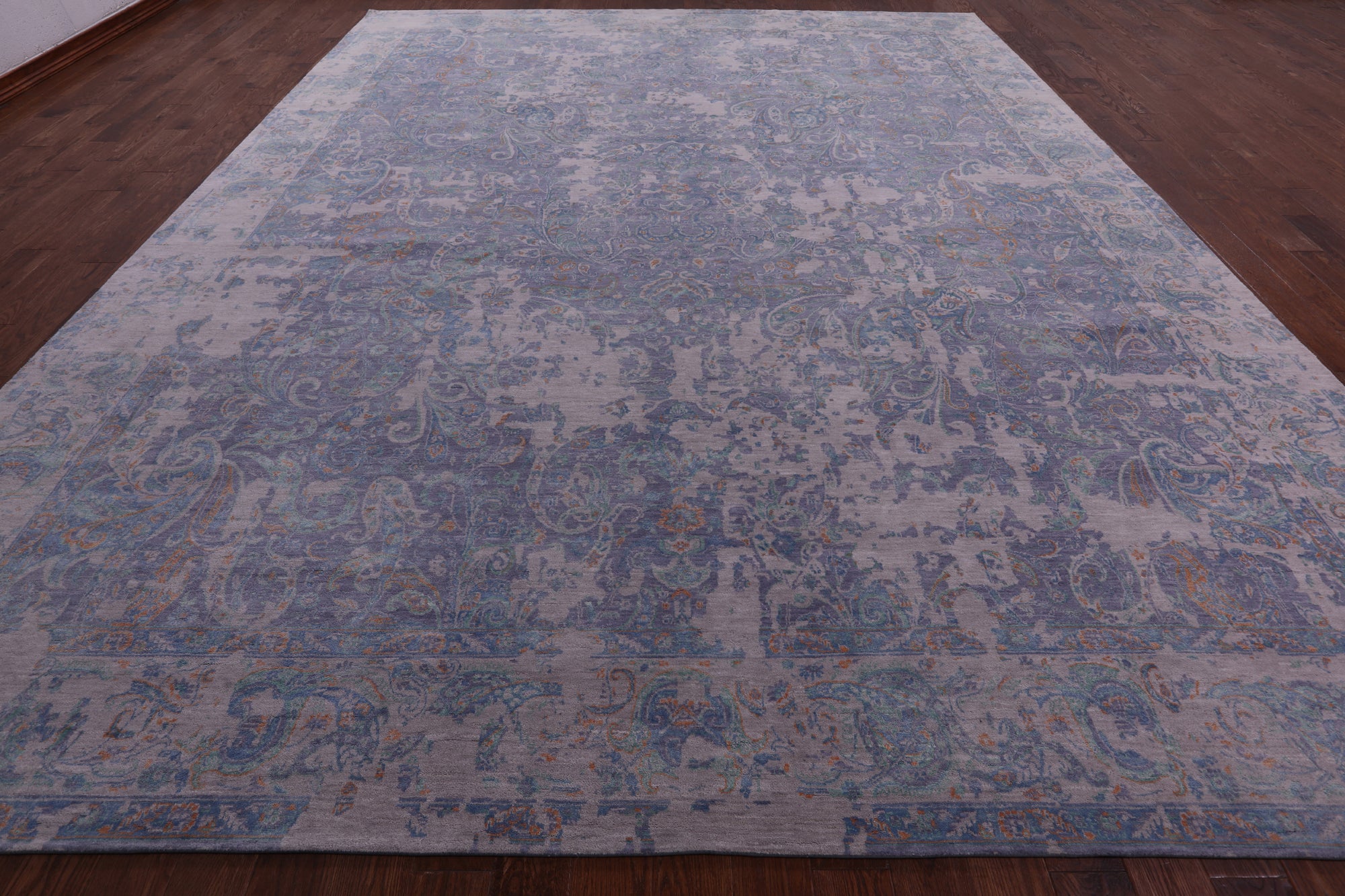 Persian Hand Knotted Wool & Silk Rug - 12' 0" X 15' 1" - Golden Nile