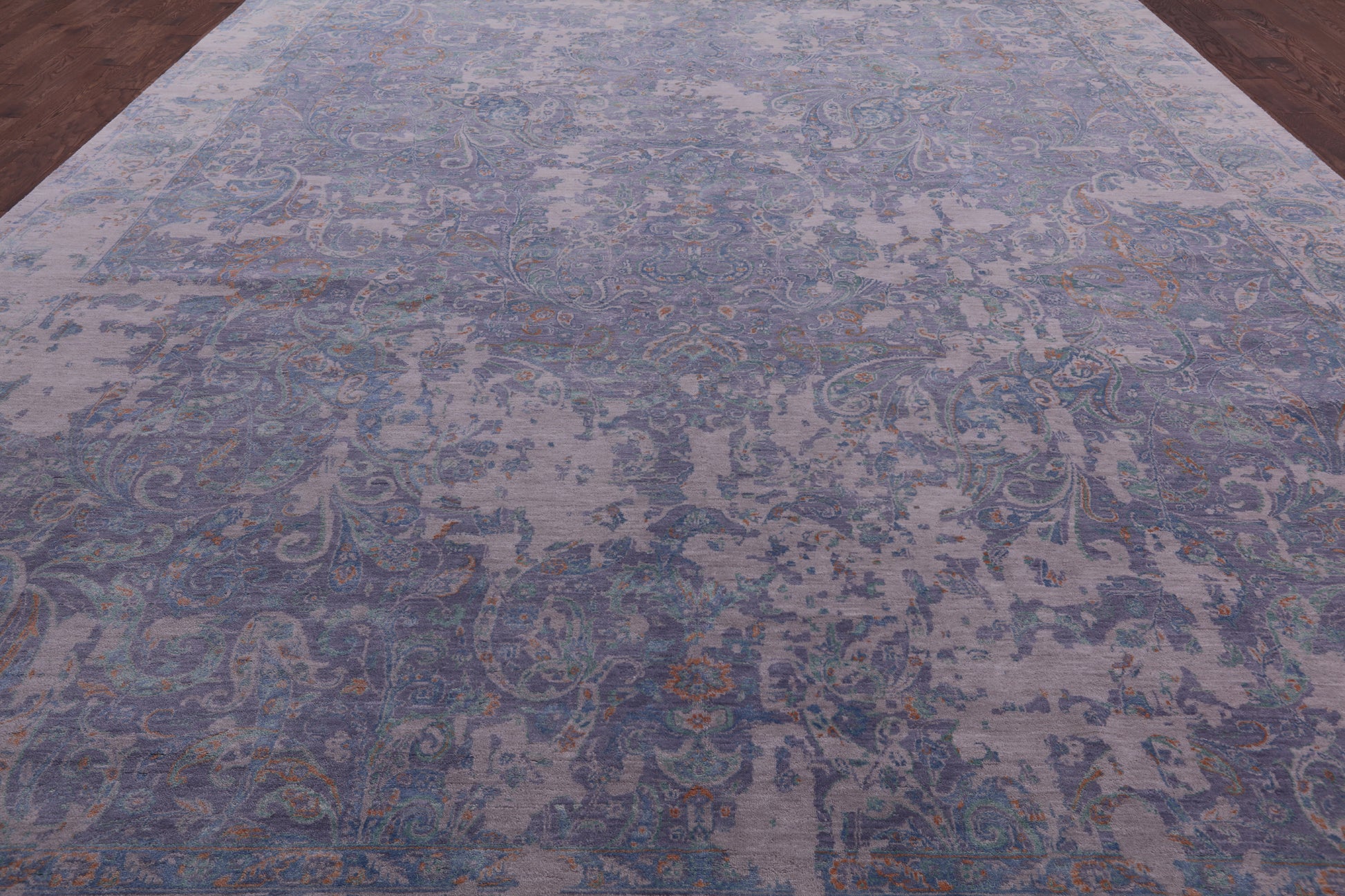 Persian Hand Knotted Wool & Silk Rug - 12' 0" X 15' 1" - Golden Nile