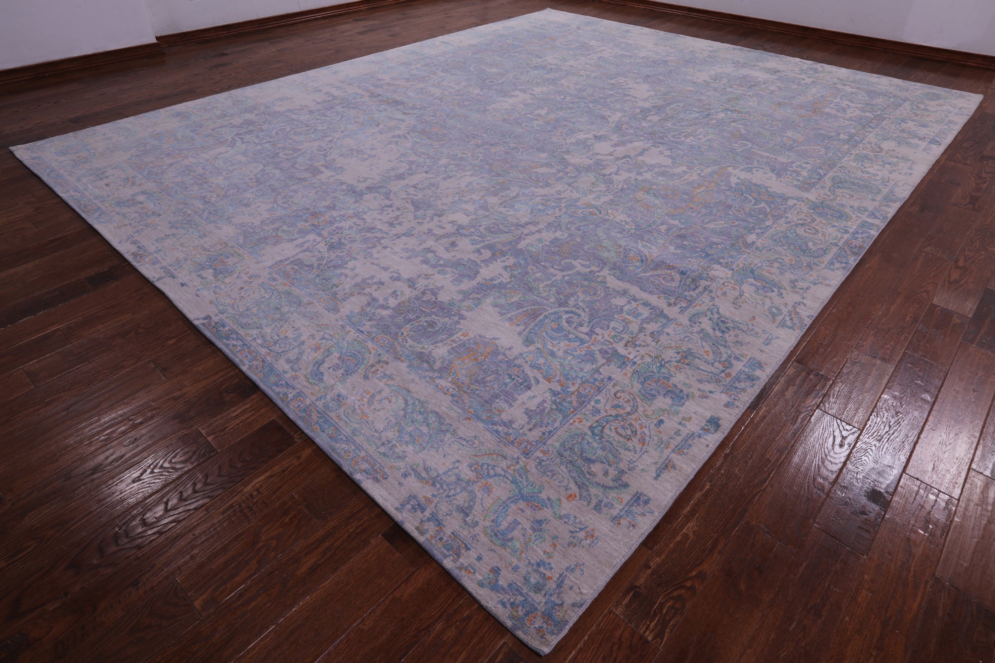 Persian Hand Knotted Wool & Silk Rug - 12' 0" X 15' 1" - Golden Nile