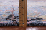 Abstract Modern Hand Knotted Wool & Silk Rug - 9' 11" X 14' 3" - Golden Nile