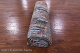 Abstract Contemporary Hand Knotted Wool & Silk Rug - 9' 0" X 12' 2" - Golden Nile