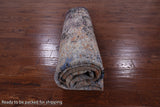 Abstract Modern Hand Knotted Wool & Silk Rug - 9' 1" X 12' 0" - Golden Nile