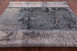 Abstract Contemporary Hand Knotted Wool & Silk Rug - 9' 0" X 12' 3" - Golden Nile