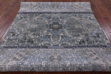 Abstract Contemporary Hand Knotted Wool & Silk Rug - 6' 0" X 9' 2" - Golden Nile