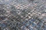 Abstract Contemporary Hand Knotted Wool & Silk Rug - 6' 0" X 9' 2" - Golden Nile