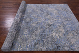 Abstract Contemporary Hand Knotted Wool & Silk Rug - 6' 0" X 9' 2" - Golden Nile