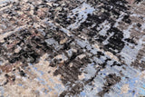 Abstract Contemporary Hand Knotted Wool & Silk Rug - 4' 0" X 6' 2" - Golden Nile